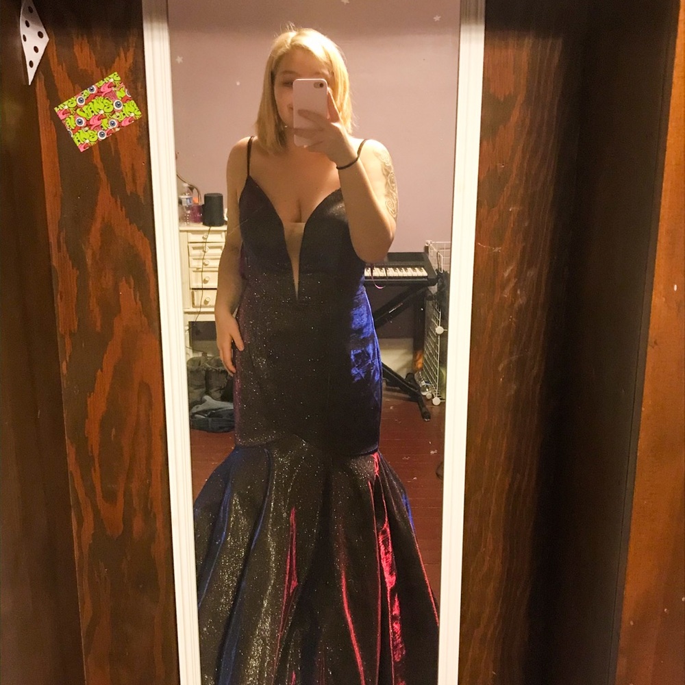 Multi-colored Prom dress